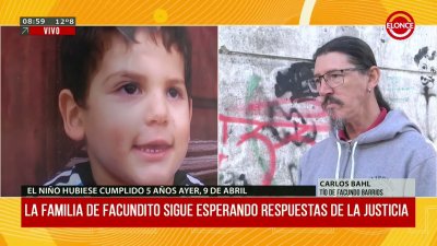 Reclaman avances en la causa por la muerte de Facundito Barrios